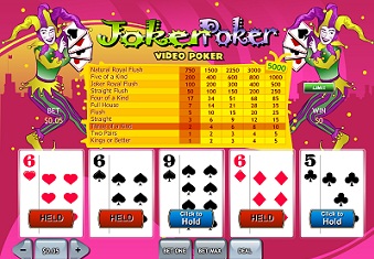 ������� �������� ������ Joker Poker