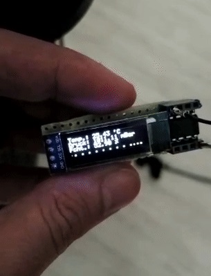 ����������� �������� ������� �� ������ ATtiny85 � ������������ � ���������
