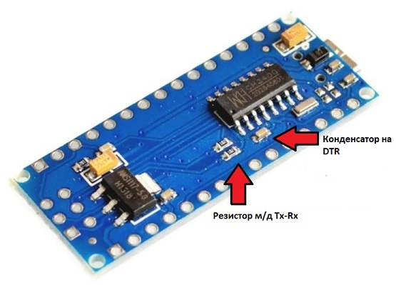 ������� ������� � ���������������� ����������� ch340g �� ������ Arduino