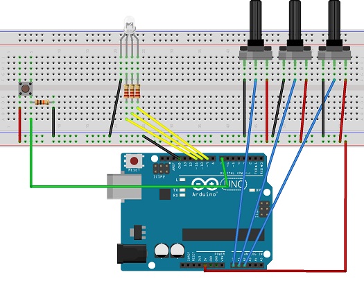 ��������� ������ RGB �� ������ Arduino